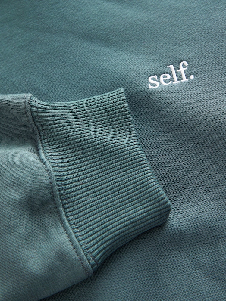 Bleu de sarcelle - soi-même. Capuche - Image 7 of 8