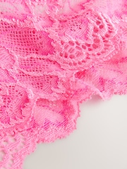 Розовый - Pretty Floral Lace Knickers - Image 9 of 9