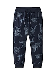 Name It Blue Dinosaur Printed Joggers - Image 1 of 1