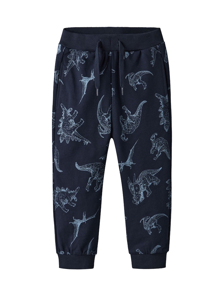 Name It Blue Dinosaur Printed Joggers - Image 1 of 1