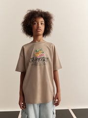 Stone LA Back Print Relaxed Fit Short Sleeve Graphic Print T-Shirt (3-16yrs) - Image 1 of 7