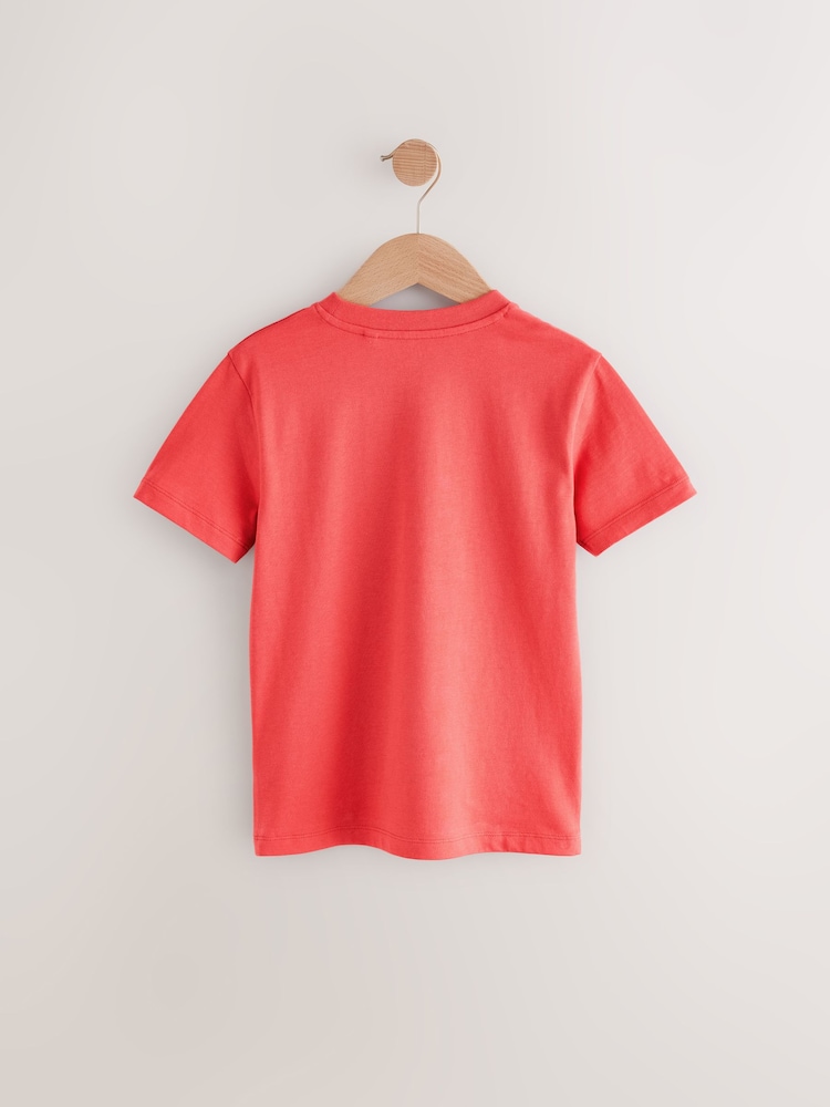 Red Skateboard Regular Fit Short Sleeve Graphic 100% Cotton T-Shirt (3-16yrs) - Image 2 of 4