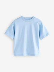 Blue Short Sleeve Plain T-Shirt (3mths-7yrs) - Image 1 of 4
