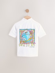 White/Green Short Sleeve Rash Vest (1.5-16yrs) - Image 2 of 4