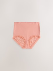 Cream / Apricot / румянец / синий - Набор из 4 кружевных трусов из модала - Image 3 of 7