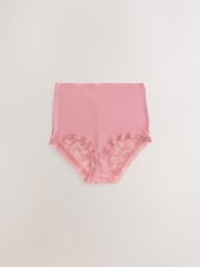 Cream / Apricot / румянец / синий - Набор из 4 кружевных трусов из модала - Image 5 of 7