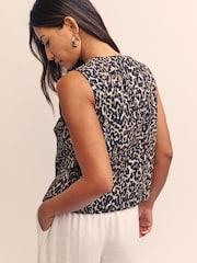 Nobody's Child Leopard Print Print Tessa Vest Top - Image 3 of 4