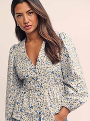 Nobodys Child White 100% Cotton Ria Blouse - Image 1 of 5
