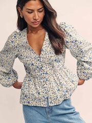 Nobodys Child White 100% Cotton Ria Blouse - Image 3 of 5