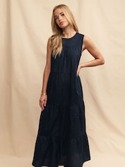Nobody's Child Black Rosalind Midaxi Dress - Image 3 of 5