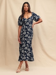 Nobody's Child Black Callie Midaxi Dress - Image 5 of 6