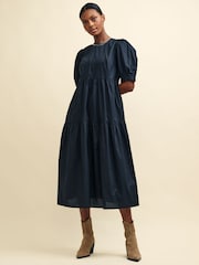Nobody's Child Black Rochelle Midi Dress - Image 4 of 5