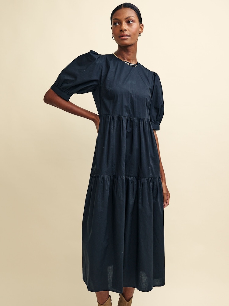 Nobody's Child Black Rochelle Midi Dress - Image 5 of 5