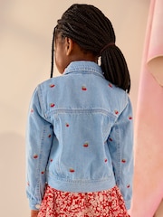 Blue Denim 100% Cotton Cherry Western Jacket (3-16yrs) - Image 3 of 8