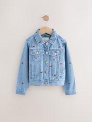 Blue Denim 100% Cotton Cherry Western Jacket (3-16yrs) - Image 5 of 8
