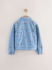 Blue Denim 100% Cotton Cherry Western Jacket (3-16yrs) - Image 6 of 8
