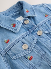 Blue Denim 100% Cotton Cherry Western Jacket (3-16yrs) - Image 7 of 8