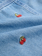 Blue Denim 100% Cotton Cherry Western Jacket (3-16yrs) - Image 8 of 8