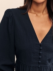 Nobodys Child Black 100% Cotton Ria Blouse - Image 5 of 5