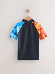 Red and Blue Flame Short Sleeve Rash Vest (1.5-16yrs) - Image 2 of 4