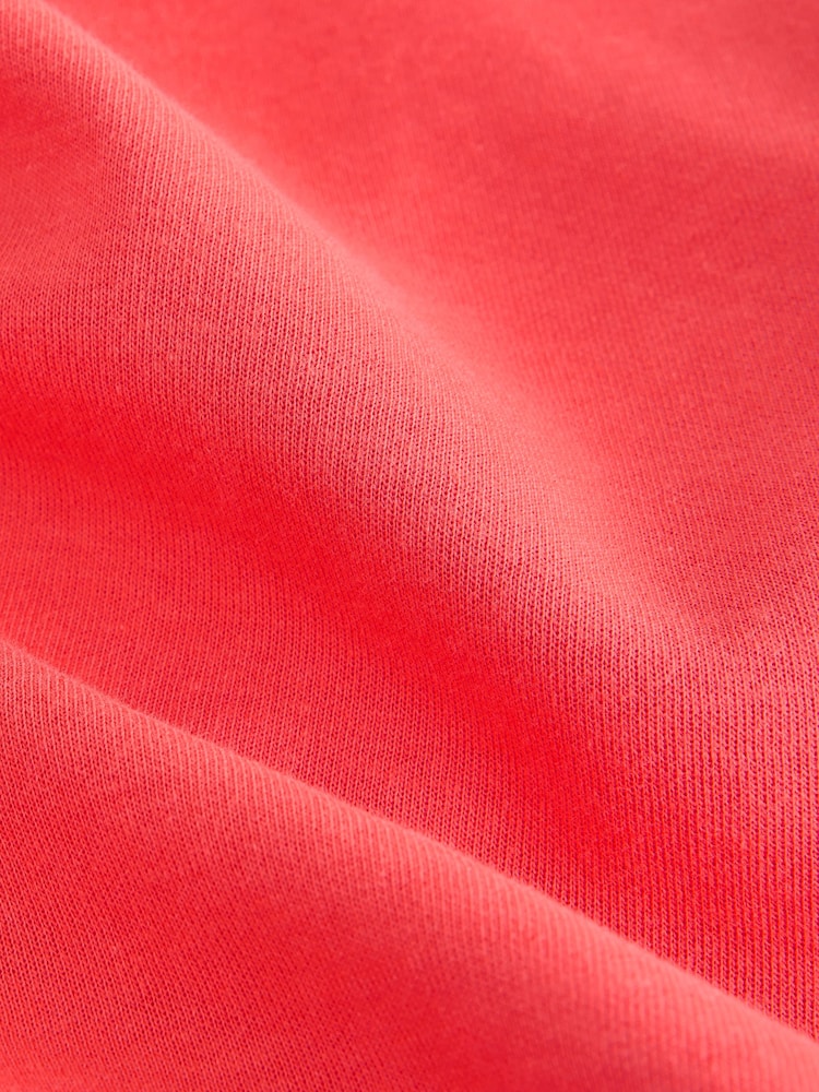 Rouge - Ensemble t-shirt et short épais décontracté (3-16 ans) - Image 8 of 9