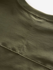 Green 100% Cotton T-Shirt Dress - Image 7 of 7