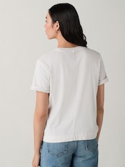 Ecru Marl 100% Cotton Pun Graphic Short Sleeve T-Shirt - Image 3 of 3