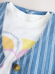 Blue Denim Waistcoat And T-Shirt Set (3-16yrs) - Image 8 of 9