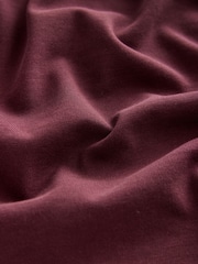Burgundy Red - 100% Cotton Boucle City Graphic Short Sleeve Crewneck T-Shirt - Image 9 of 9