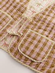 Oatmeal Gingham Waistcoat And T-Shirt Set (3-16yrs) - Image 8 of 9