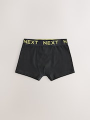 Black with colour waistband Trunks 5 Pack (1.5-16yrs) - Image 3 of 9