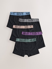 Black with scandi waistband Trunks 5 Pack (1.5-16yrs) - Image 1 of 9
