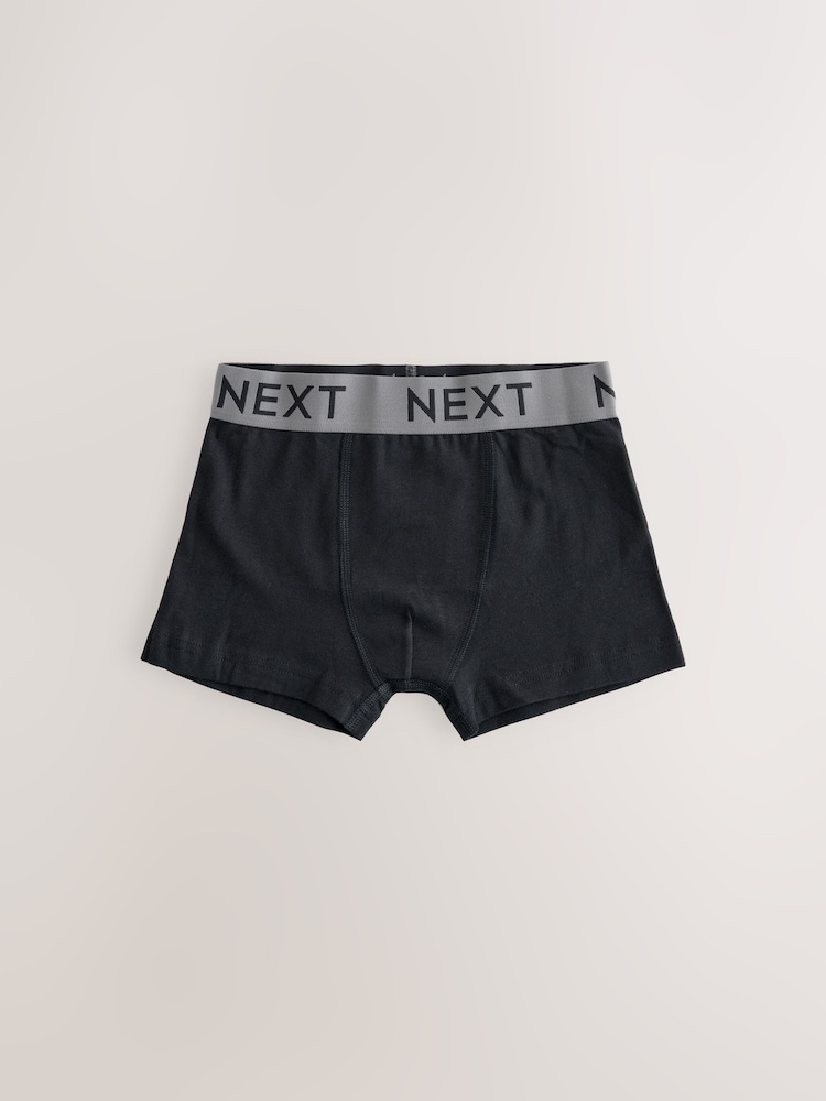 Black with scandi waistband Trunks 5 Pack (1.5-16yrs) - Image 2 of 9 Black with scandi waistband Trunks 5 Pack (1.5-16yrs) - Image 2 of 9