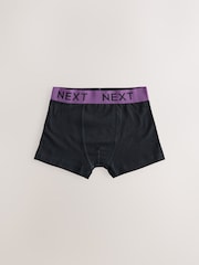 Black with scandi waistband Trunks 5 Pack (1.5-16yrs) - Image 4 of 9