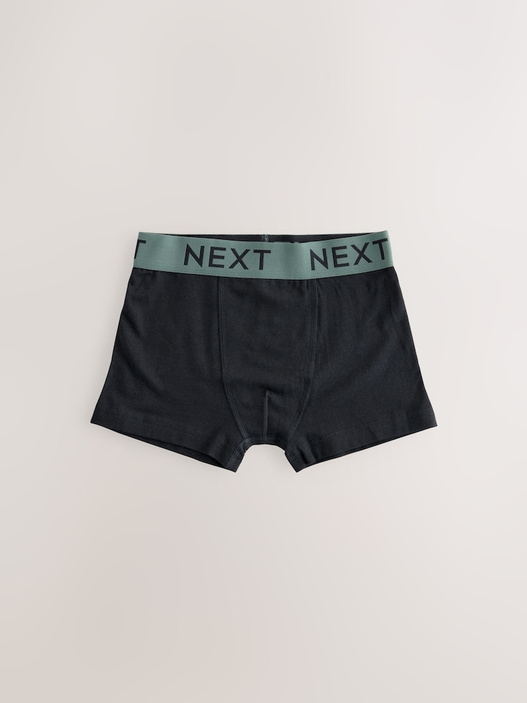 Black with scandi waistband Trunks 5 Pack (1.5-16yrs) - Image 5 of 9