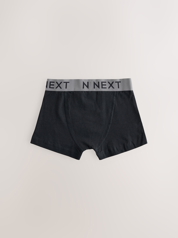 Black with scandi waistband Trunks 5 Pack (1.5-16yrs) - Image 7 of 9