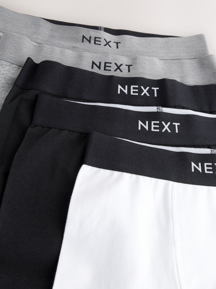 Monochrome Trunks 5 Pack (1.5-16yrs) - Image 6 of 7