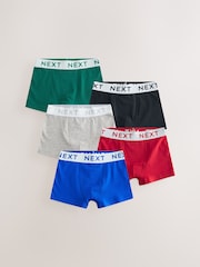 Blue/Green Trunks 5 Pack (1.5-16yrs) - Image 1 of 9
