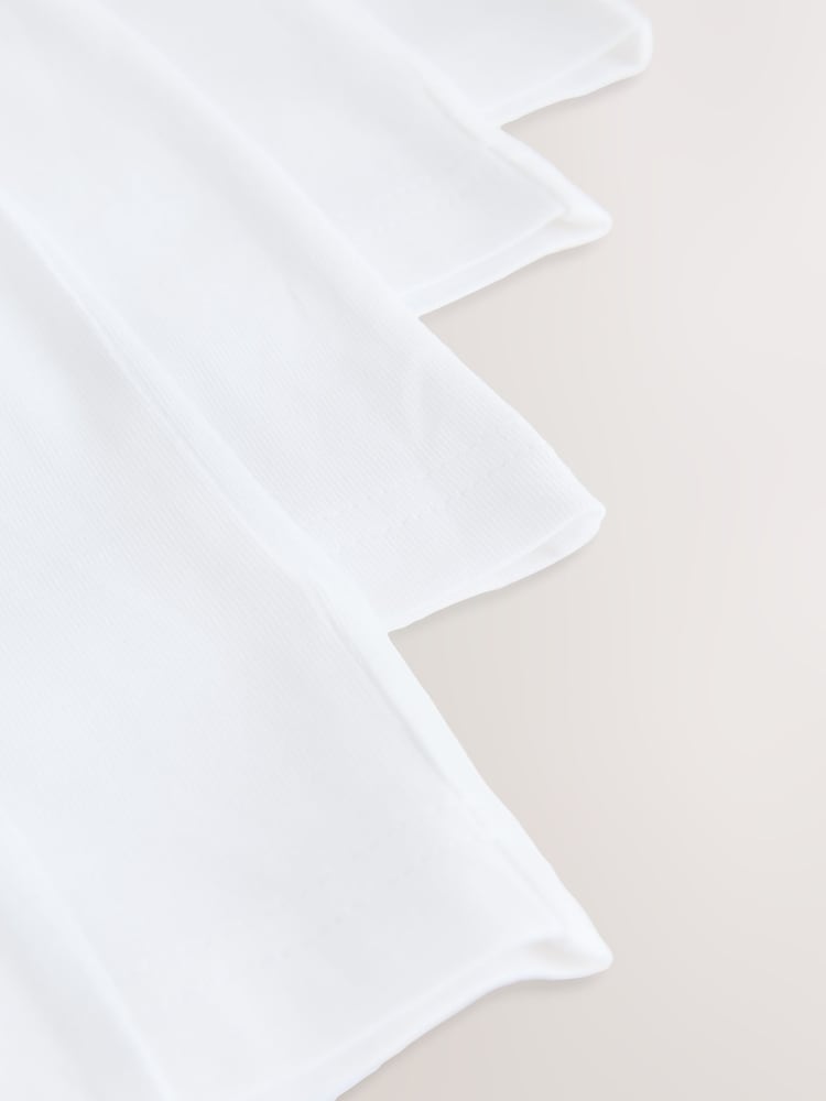 White Loose Fit 100% Cotton Boxers 5 Pack (1.5-16yrs) - Image 9 of 9