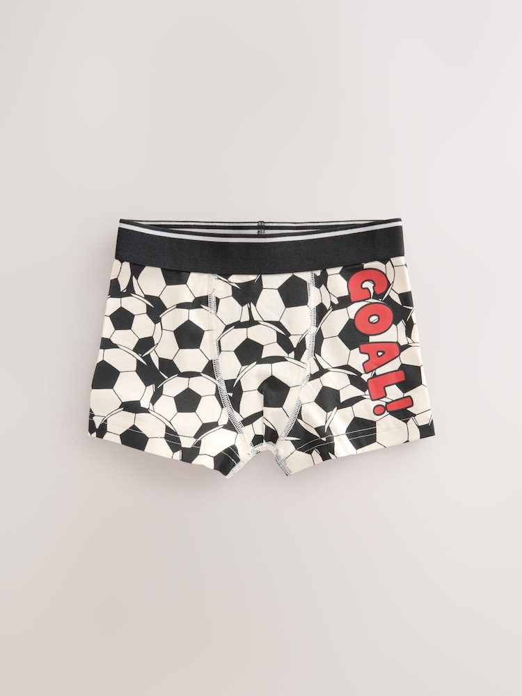 Red/Blue Football Trunks 5 Pack (2-16yrs) - Image 3 of 9