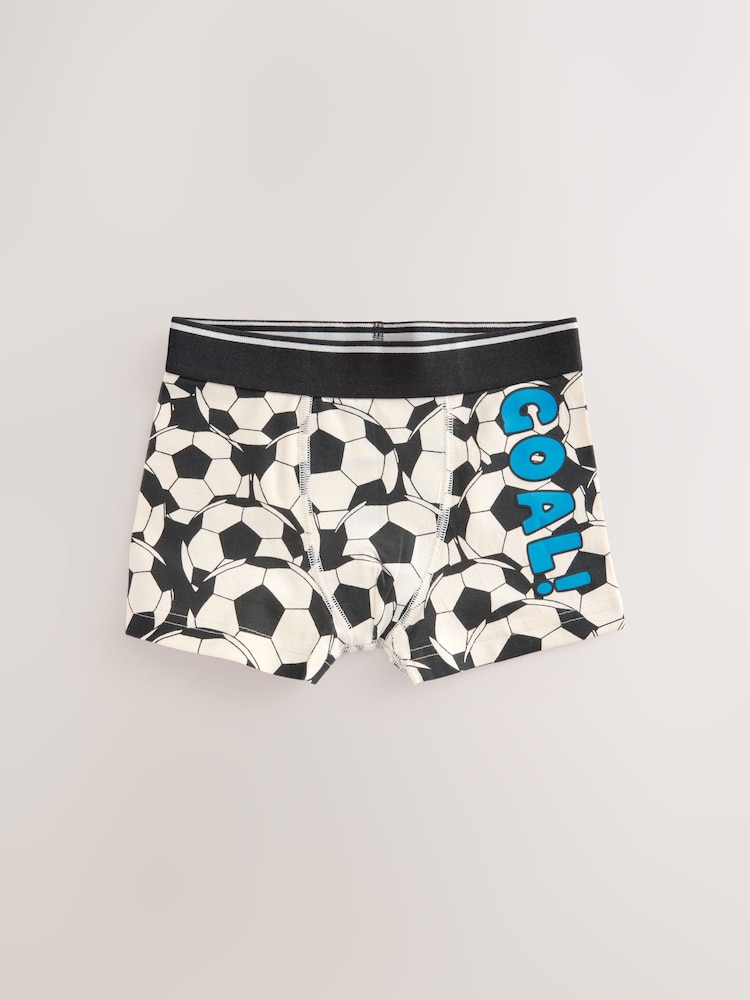 Red/Blue Football Trunks 5 Pack (2-16yrs) - Image 5 of 9