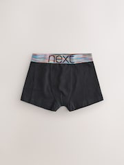 Black with Bright Waistband Trunks 10 Pack (1.5-16yrs) - Image 3 of 14