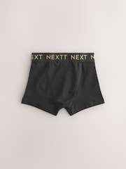 Black with Gold Waistband Trunks 10 Pack (1.5-16yrs) - Image 3 of 5
