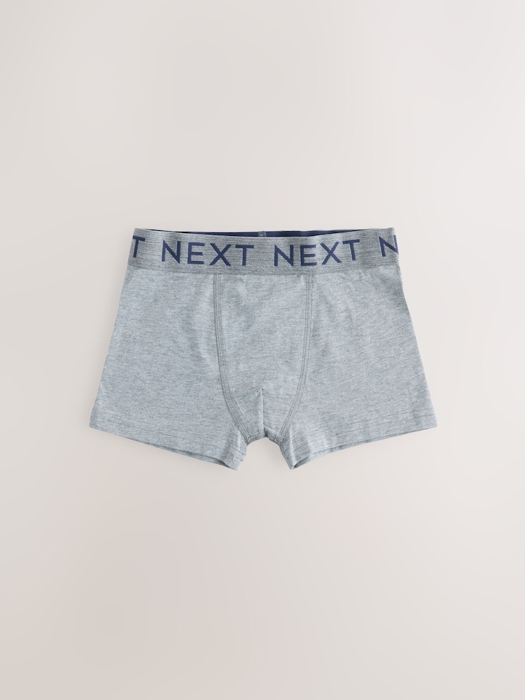 Blue/Grey Trunks 5 Pack (1.5-16yrs) - Image 5 of 9