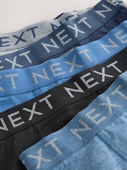Blue/Grey Trunks 5 Pack (1.5-16yrs) - Image 8 of 9