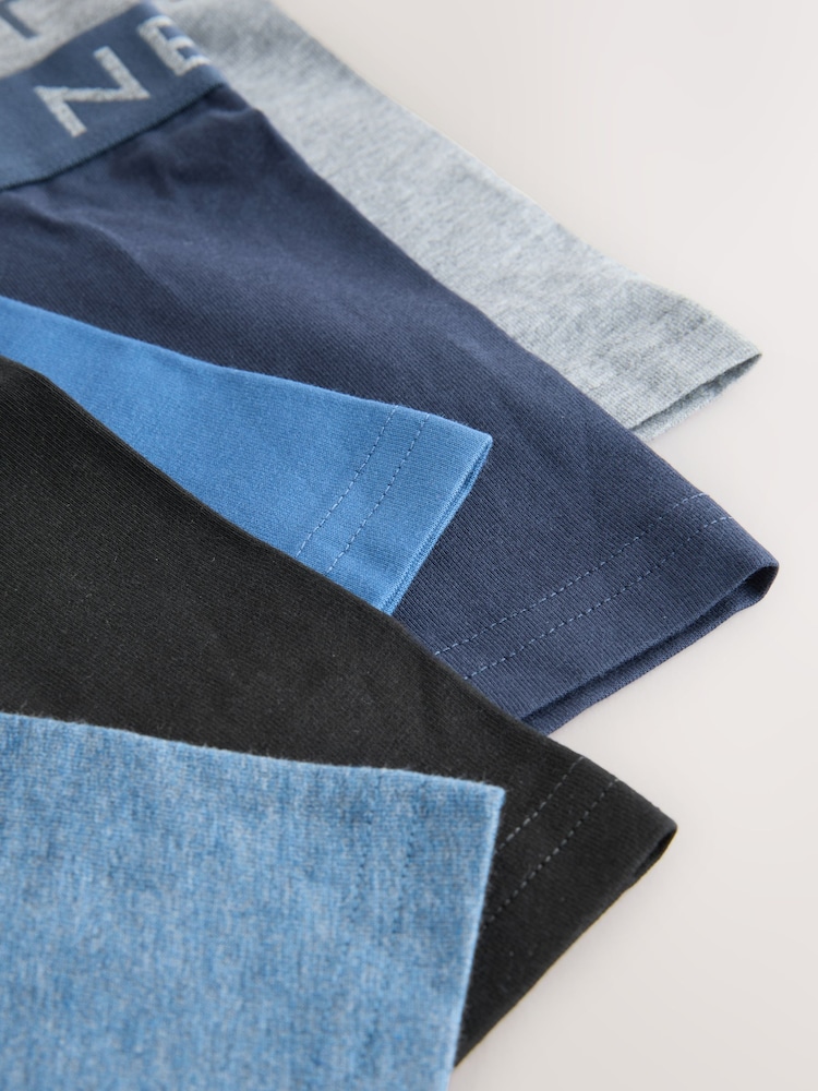 Blue/Grey Trunks 5 Pack (1.5-16yrs) - Image 9 of 9