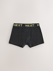 Black with colour waistband Trunks 10 Pack (1.5-16yrs) - Image 3 of 8