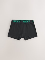 Black with colour waistband Trunks 10 Pack (1.5-16yrs) - Image 4 of 8
