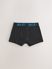 Black with colour waistband Trunks 10 Pack (1.5-16yrs) - Image 5 of 8