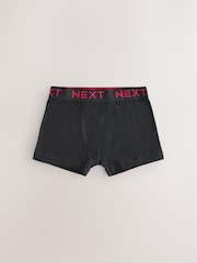 Black with colour waistband Trunks 10 Pack (1.5-16yrs) - Image 6 of 8